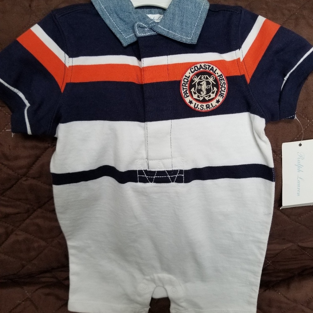 Infant boys Ralph Lauren romper